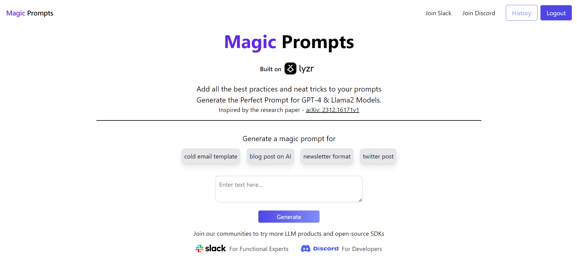 MagicPrompts