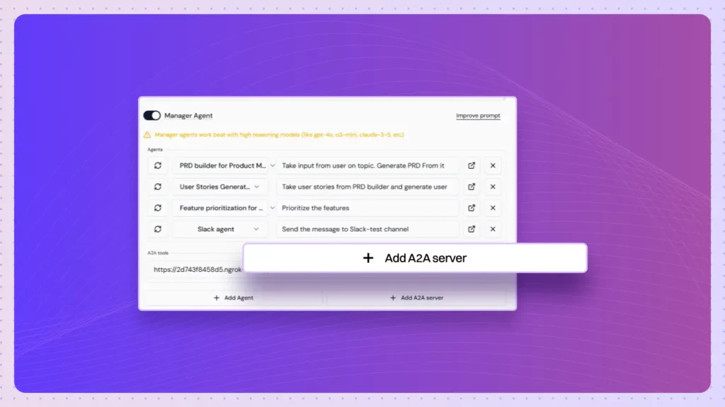 The A2A Way with Lyzr Agent Studio